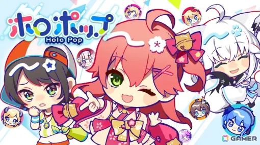 ホロメンの小ネタ満載ピンボールゲーム「ホロポップ」がSteamで配信！ホロライブ二次創作ブランド「holo Indie」の新作