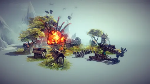 人気兵器サンドボックス『Besiege – ビシージ -』なんとNintendo Switch/PS5/PS4版発表、12月12日発売へ。“圧倒的に好評”な物理演算兵器づくり