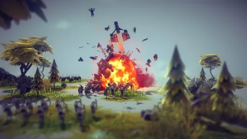 『Besiege ‐ビシージ‐』PS5/PS4/Switch版が12/12発売。自分の思いのままに最強の戦車やカタパルトを作ろう