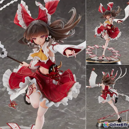 「東方Project」より「永遠の巫女 博麗霊夢」1/6スケールフィギュアが登場！豊富な差し替えパーツや原画タペストリーなどが付いた豪華版も