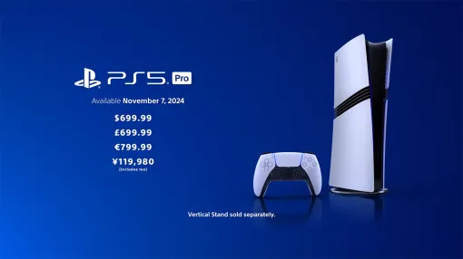 PS5初の高性能モデル「PlayStation 5 Pro」がついに発表！　発売日は11月7日