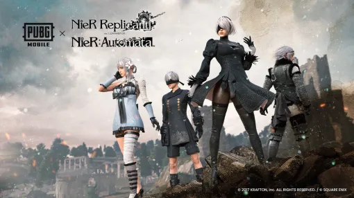 KRAFTON JAPAN、『PUBG MOBILE』で『NieR』シリーズコラボを開始！2Bやニーアなどのスキンが登場！