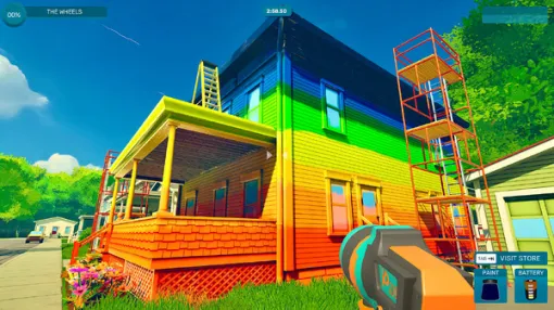 街中をカラフルに染め上げる塗装業者シム『Spray Paint Simulator』発表！日本語対応し2025年リリース予定