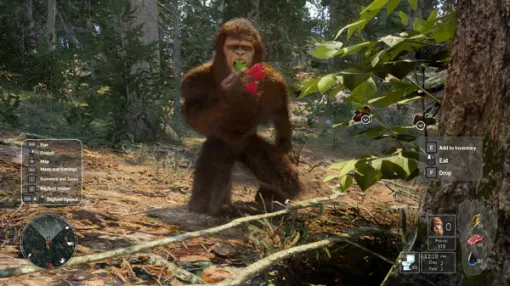 ビッグフットとして森で生活する『Bigfoot Life』ゲームプレイトレイラー！