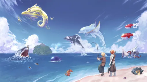 メタスラ、異世界釣りRPG『Sea Fantasy / シーファンタジー』の新たなキーアートとPVを公開