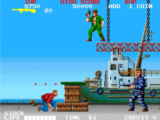 「アーケードアーカイブス クライムシティ」，9月19日配信。1989年にタイトーから発売されたアクションゲーム