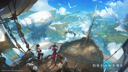 新作RPG「BREAKERS : UNLOCK THE WORLD」，主人公一行や冒険に向かうキャラクターたちを描いた新キービジュアル2点が公開に