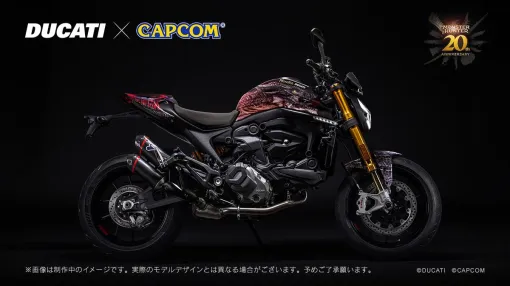 『モンスターハンター』ミラボレアスイメージのドゥカティコラボバイク“Monster SP”が10/5予約開始【限定20台】