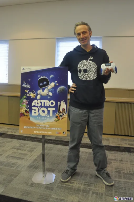 「アストロボット」Team ASOBI代表二コラ・ドゥセ氏インタビュー：“あの場面”でセガの“あのゲーム”のBGMが使われた理由を聞いてみた！【TGS2024】