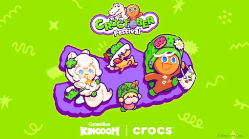 デヴシスターズ、『クッキーラン:キングダム』でファッションブランド「クロックス」とのコラボを開催！