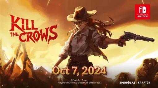 KRAFTON、シューターゲーム『Kill the Crows』Switch版を本日配信！コントローラーの振動機能でトリガーの「手ごたえ」を実現