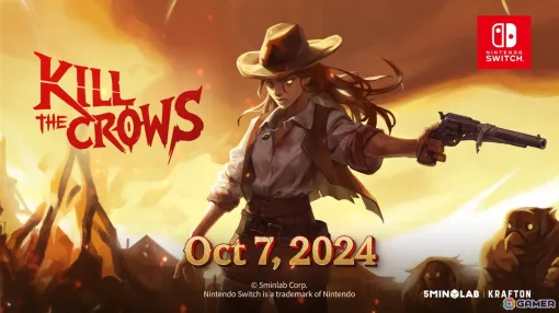 トップダウンアリーナシューターゲーム「Kill the Crows」のSwitch版が発売！難易度を上げることができる「呪い」システムも追加