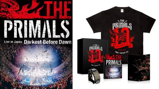 『FF14』THE PRIMALSの単独公演“Darkest Before Dawn”のライブブルーレイが2025年2月26日発売。Tシャツやレザーブレスレットなどが同梱した特別Boxも