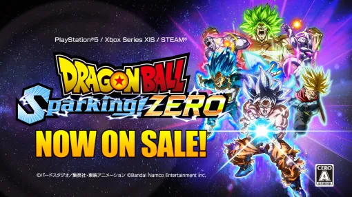 バンダイナムコの新作『ドラゴンボール Sparking! ZERO』がグローバルSteam売上ランキングで首位獲得！同接も15位に！