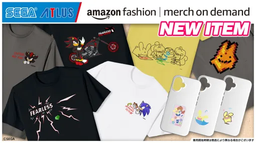 「ソニック」「ぷよぷよ」の新作Tシャツ，スマホケースがAmazon Merch on Demandに登場