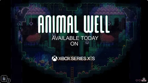 「ANIMAL WELL」のXbox Series X|S版が本日配信開始。美しく恐ろしい動物がはびこる洞窟を探索する2Dアクション