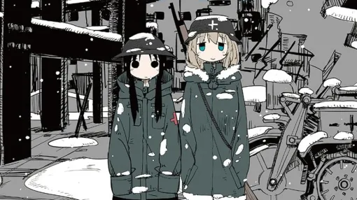 『少女終末旅行』全話無料配信中。終末世界でふたりぼっちの少女たちの日々を描くポストアポカリプス日常系。最終回の展開などが異なるWeb連載版