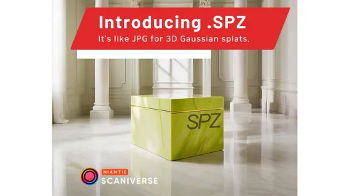 3D Gaussian Splatting向けファイル形式「SPZ」がオープンソース化。PLY形式と比較して90%のサイズ削減をうたう