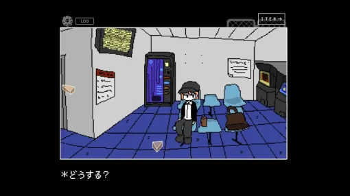 短編コインランドリー脱出ADV『BLUE NIGHT LAUNDROMAT』Steamにて無料公開。閉じ込められた男2人の脱出劇