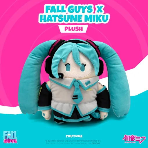 「Fall Guys」，初音ミクと「Among Us」スキンのぬいぐるみがyoutoozオンラインショップに登場