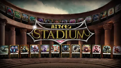 AI生成×オンラインカードバトル『AIマイモン STADIUM』がアップデートされ攻撃のバリエーションが増加