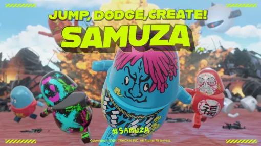 クラックイン、Switch『SAMUZA』を11月21日に配信！クセ強ロボットでゴールを目指すアスレチックゲーム