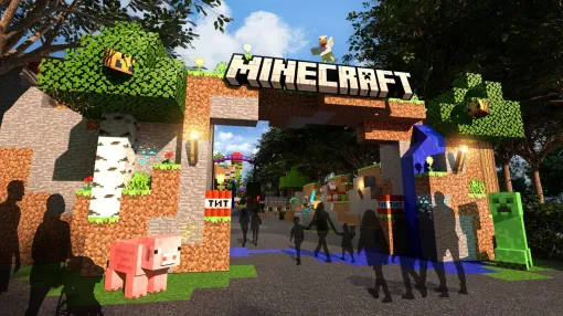 『マイクラ』アトラクションや宿泊施設が発表。2026年～27年にアメリカ・イギリスでオープン、長期的には世界中に拡大していく予定