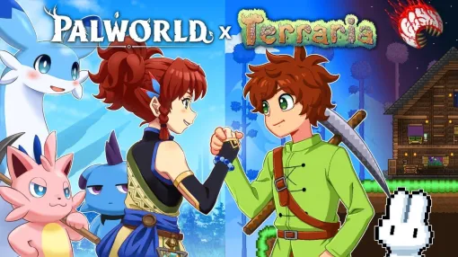 『パルワールド』、来年『テラリア』とまさかのコラボへ。人気サバイバルクラフトゲームと人気サンドボックスゲームが突如タッグ