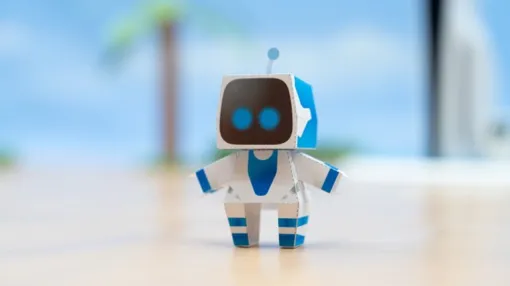 『アストロボット』およそ50人のアストロたちがダンスで新年を祝う。かわいい。『サルゲッチュ』ピポサルも混ざってる【ペーパークラフトを無料公開】 - ゲーム情報・速報