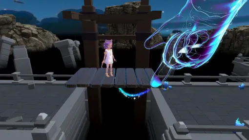 VRアクションパズル「ネフィ〜月灯りの迷宮〜」，Meta Quest版を発売。手を使ってギミックを解除し，見習い巫女のネフィをゴールに導こう