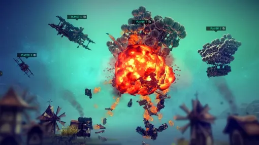 兵器サンドボックス『Besiege（ビシージ）』大型アプデで「自動スローモーション」や一部ステージ改修などいろいろ刷新。リリース10周年を祝う記念アプデ