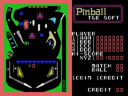 落ちてくるボールをひたすらはじき返す，お手軽ピンボールゲーム。「トリックボーイ（MSX）」，プロジェクトEGGで会員向けに無料配信開始