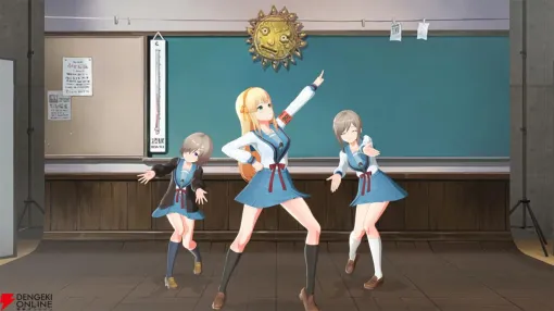 『アイプラ』×『ハルヒ』コラボでは星見プロのアイドルがSOS団に入団!? “ハルヒダンス”を踊るアイドル達の再現度がすごすぎて、全人類に見てほしい…！【電撃春アニメ×ゲーム2025】