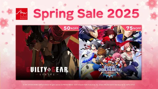 アークシステムワークス，Steam「Spring Sale」が開催中。「GUILTY GEAR」シリーズや「くにおくん」シリーズなどが対象に
