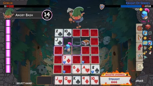 ポーカーの役で戦うローグライト『Hero’s Hand』発表。モンスターの妨害に抗いカードを選択、渾身の手役（武器）を叩きつける