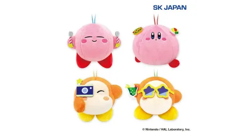 『星のカービィ』新作ぬいぐるみはおいしいおでかけを楽しむカービィ＆ワドルディの表情、ポーズがポイント