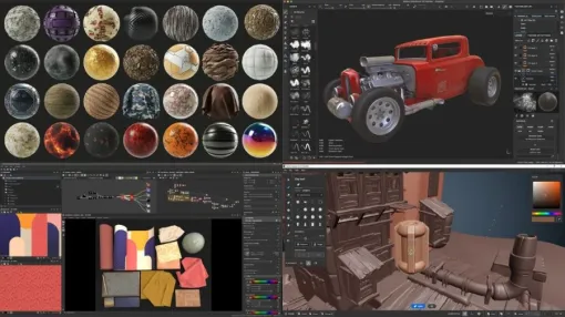Substance 3D Painter/Designer/Modelerを月額24.99ドルで使用可能。Adobe、Steamで「Substance 3D Indie Bundle」をリリース