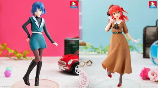 『ぼっち・ざ・ろっく！』レトロファッションを着こなす山田リョウ＆喜多郁代に注目！ 2人らしい表情も魅力的な新作フィギュア
