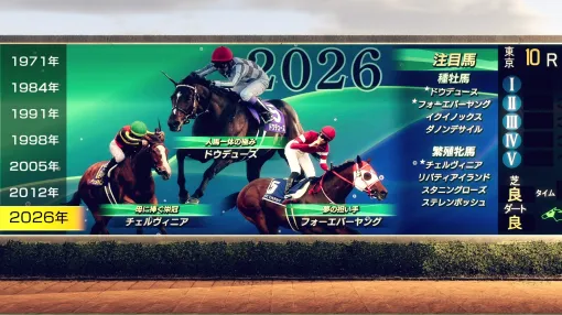 ［インタビュー］「Winning Post 10 2025」では，シリーズ最大のボリュームと進化したグラフィックス・演出で競馬の歴史が描かれる