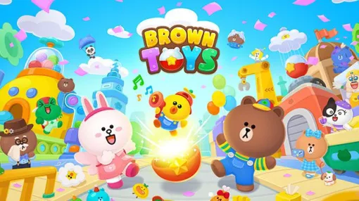 【事前登録】LINE FRIENDSが総動員！キャラクターを組み合わせて自分だけのユニークなおもちゃを生み出せる新作ゲーム『ブラウン・トイズ』