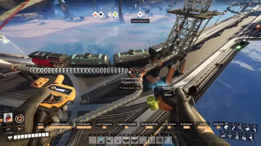 オープンワールド工場建設ゲーム『Satisfactory』次回大型アプデでは、「エレベーター建設」「ベルトコンベア曲線設置」などさらに自由度上昇。まず来週にベータ版向け実装へ