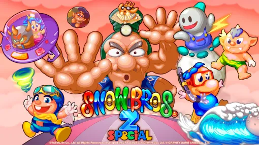 グラビティゲームアライズ、アクションアーケードゲームのリメイク版『SNOW BROS. ２ SPECIAL』のNintendo Switch用パッケージ版の発売日を4月24日（木）に延期
