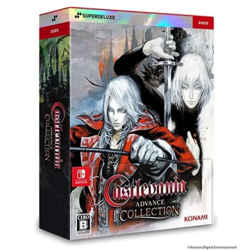 『悪魔城ドラキュラ』シリーズ4タイトルを集めた『キャッスルヴァニア アドバンス コレクション』パッケージ版が予約受付中。初公開となる未公開アートも収録！