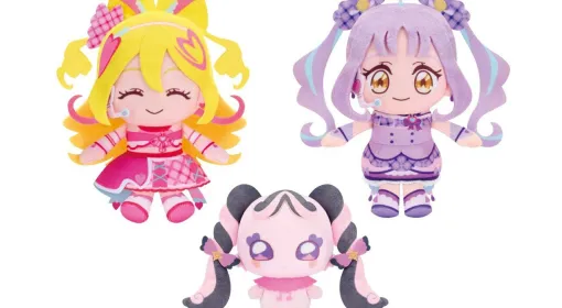 『キミとアイドルプリキュア♪』プリフェイスぬいぐるみvol.2でキュアキュンキュン、メロロンが仲間入り。キュアアイドルは表情違いの明るい笑顔