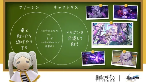 【崩壊スターレイル】『葬送のフリーレン』公式Xから1枚の画像とクスッとくるひと言を突如投稿。フリーレンいわく新キャラ“キャストリス”と“フリーレン”は似ている（？）