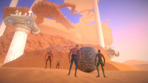 高難度岩運びACT続編『Pushing it! Together - Sisyphus Co-op』Steamでリリース―今度は4人で山頂を目指せ！仲間と一緒なら希望も怒りも分かち合える？
