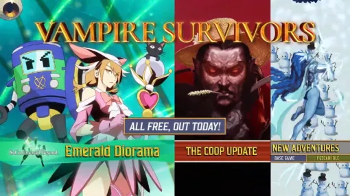 ヴァンサバ×サガ！　「Vampire Survivors」の「サガ エメラルド ビヨンド」コラボDLCが“さっそく”配信