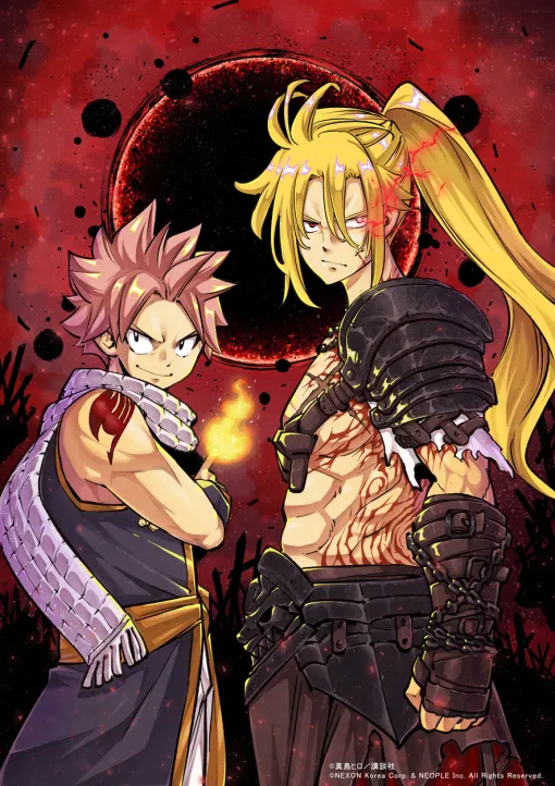 「The First Berserker: Khazan」，真島ヒロ氏によるコラボイラストを公開。カザンと「FAIRY TAIL」ナツとの2ショットが描かれる