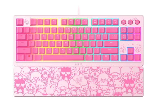 ハローキティやクロミデザインの10キーレスキーボードがRazerから
