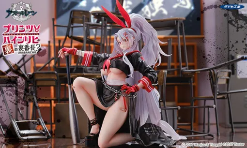 生脚の魅力にメロメロ…『アズレン』プリンツ・ハインリヒが着せ替えスキン「裏の裏番長？」で立体化！ワイルド&セクシーな姿は存在感抜群